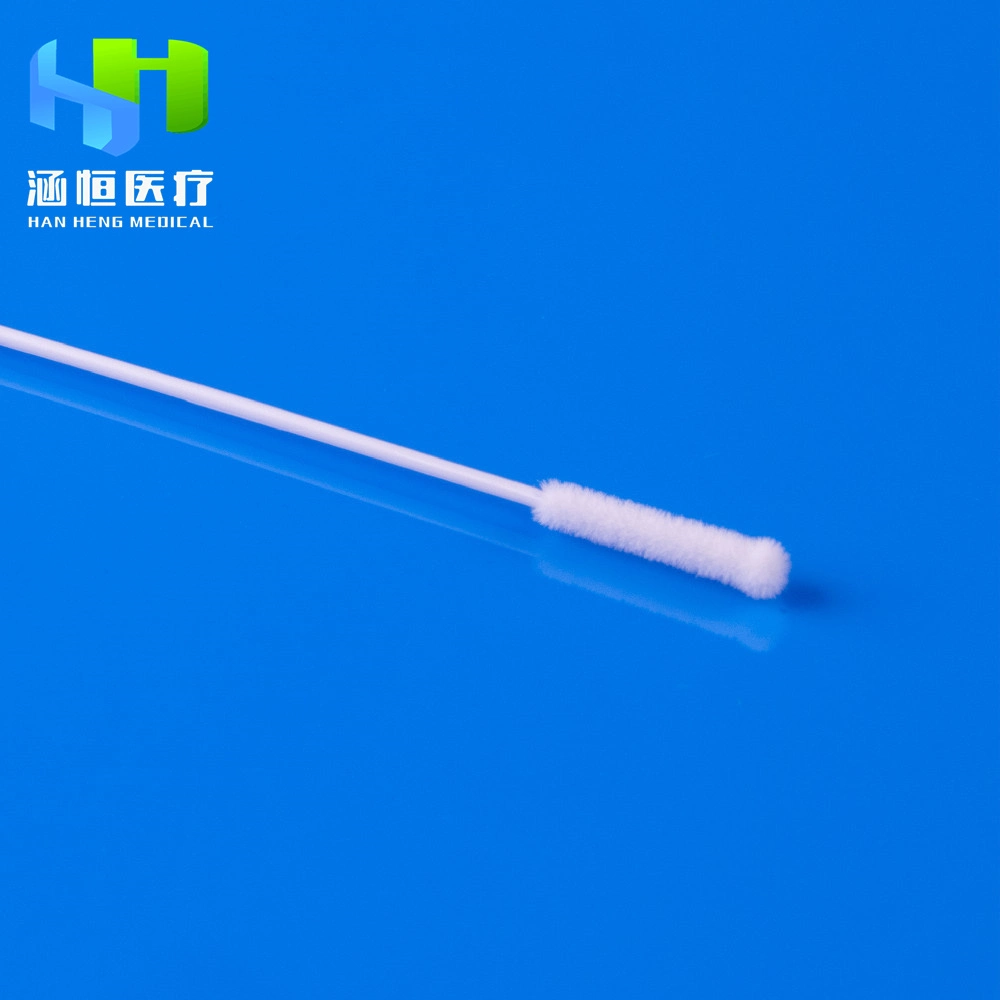 Disposable Sterile Test Pharyngeal Sampling Flocked Nylon Swabs